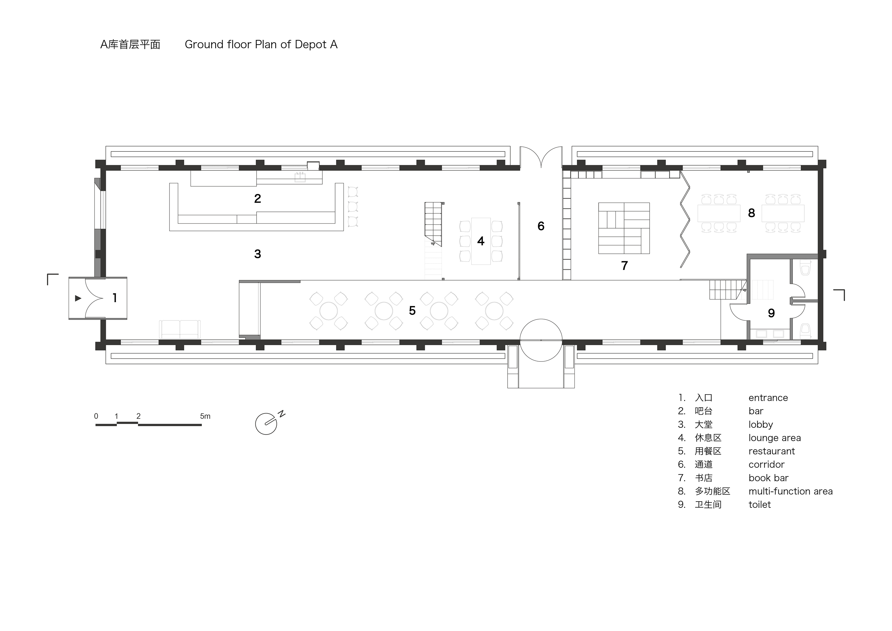 02_A库首层平面图 Ground floor Plan of Depot A.jpg