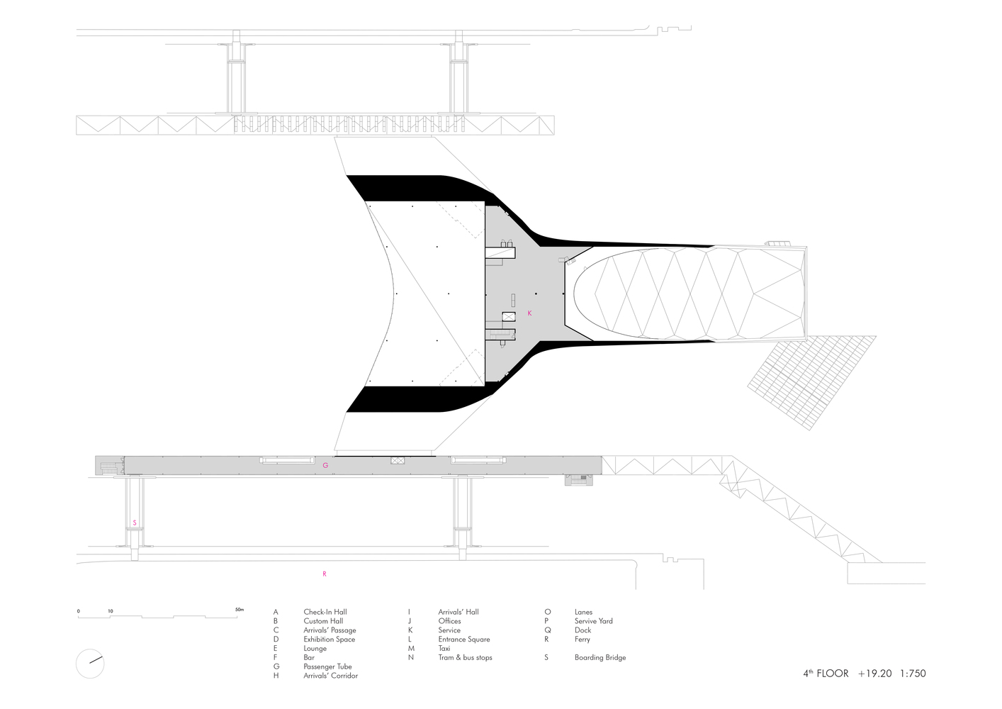 栖息于岸上的金色海洋生物：赫尔辛基二号西码头 / PES-Architects