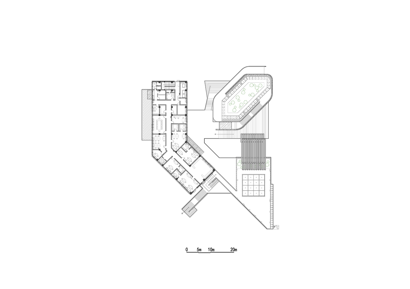 天津中加生态示范区展示中心——可自由穿梭的立体街区  /  CCDI 渐进工作室