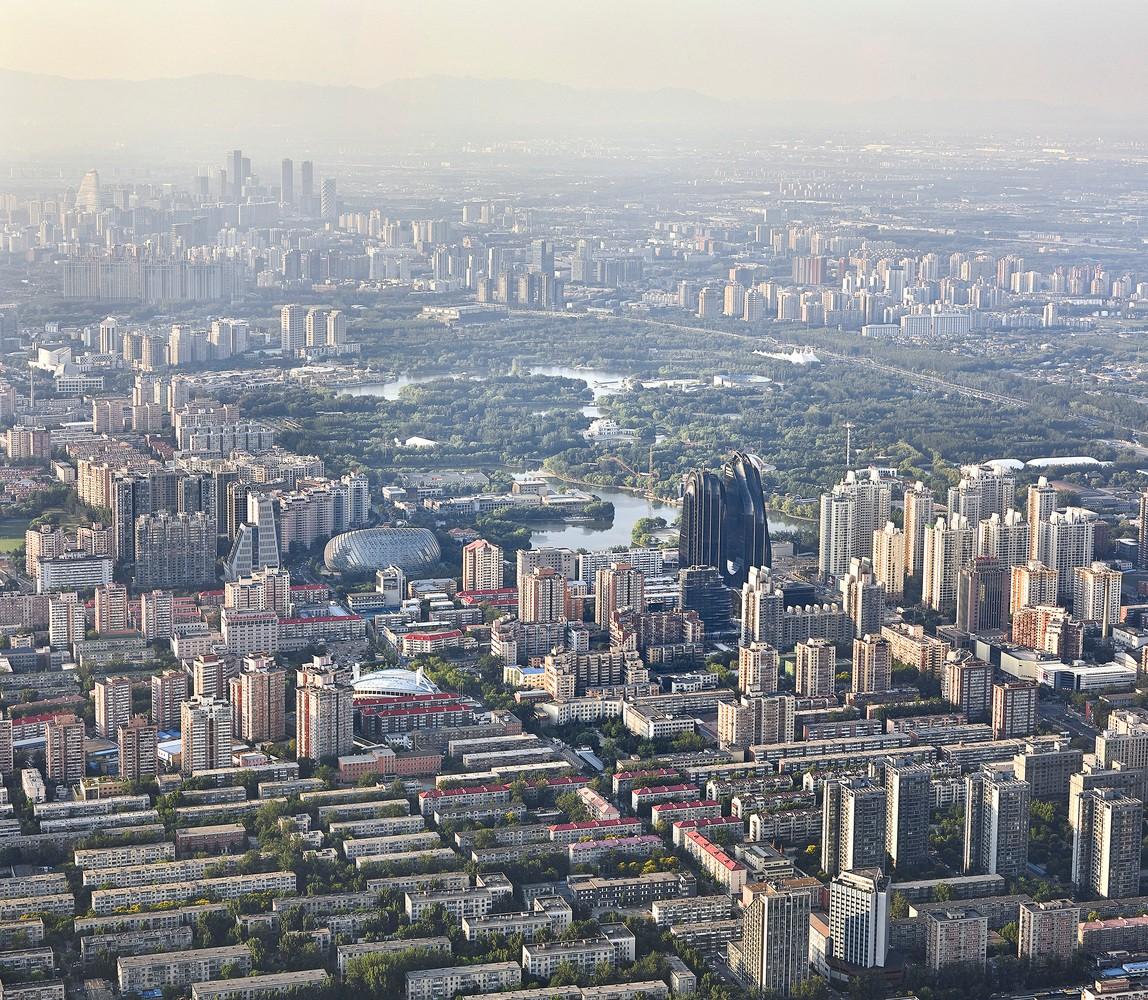 “墨色山水”北京朝阳公园广场 / MAD建筑事务所