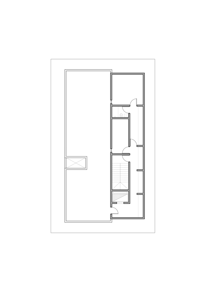 一座改变了现有城市街道的住宅，一处拥挤环境里自由呼吸的小天地