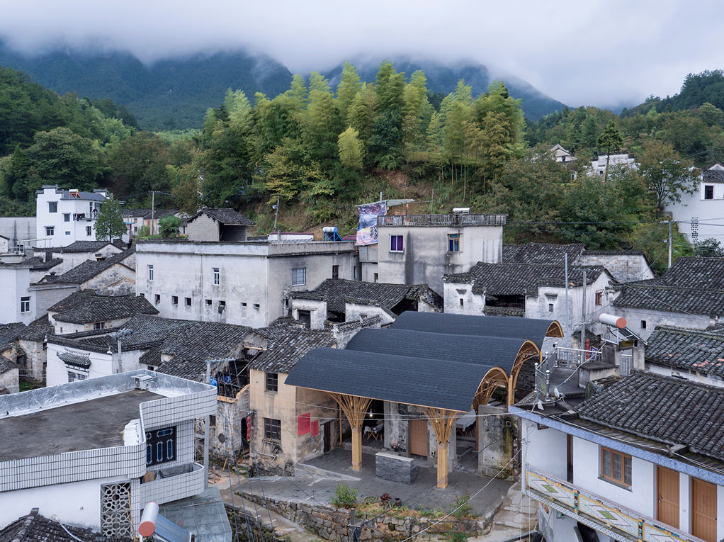 匠心 / 用竹篷复兴老村的消极空间 — 安徽尚村‘竹篷乡堂’