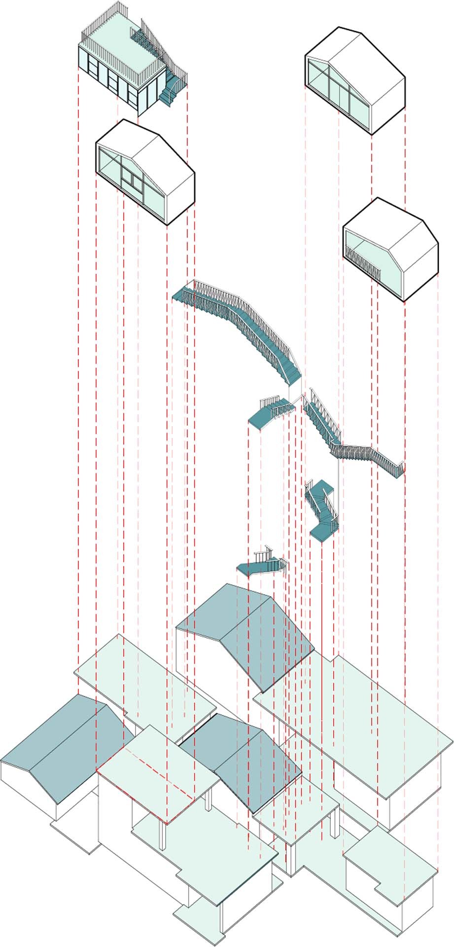 众筹来的天台公共空间——新基白房子民宿群 / 竖梁社建筑