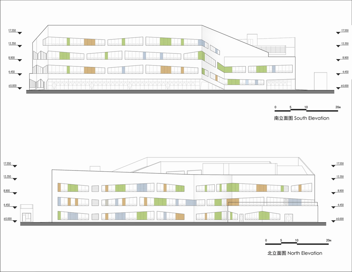 调整大小 4 南立面图，北立面图 South elevation map, north elevation map.jpg