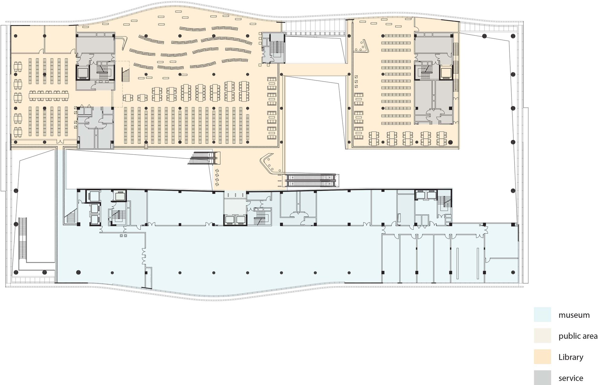 38_Baoan_Cultural_Complex_-_Drawing_–_Library_plan_1F.jpg