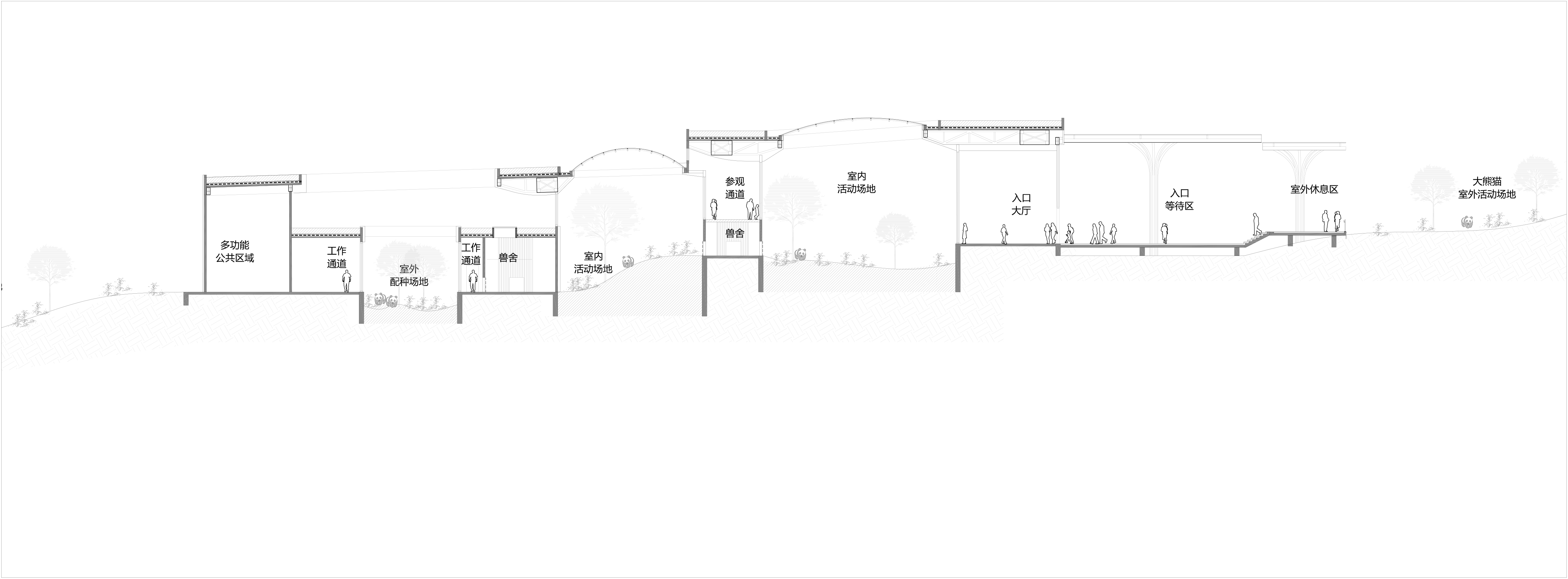 旋转 旋转 17. 大熊猫基地星星产房_3-3 剖面图 Panda Base Delivery House 3-3 Section.jpg