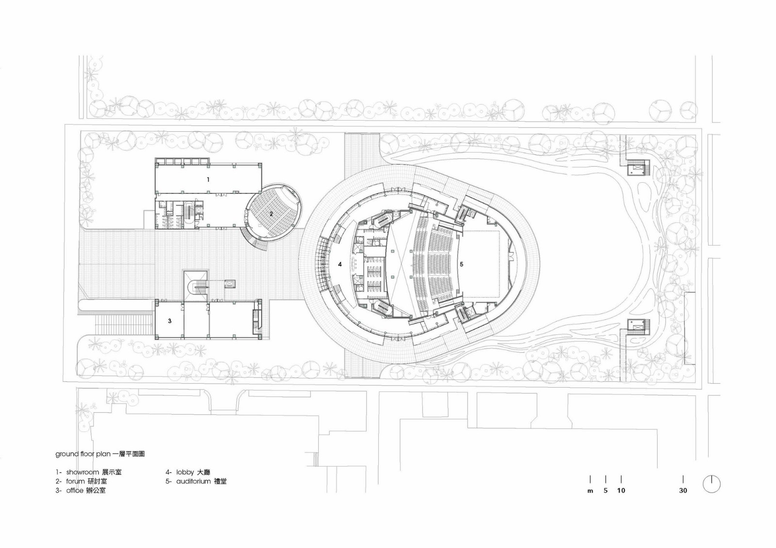 台湾中央大学多功能大礼堂 / 潘冀联合建筑师事务所