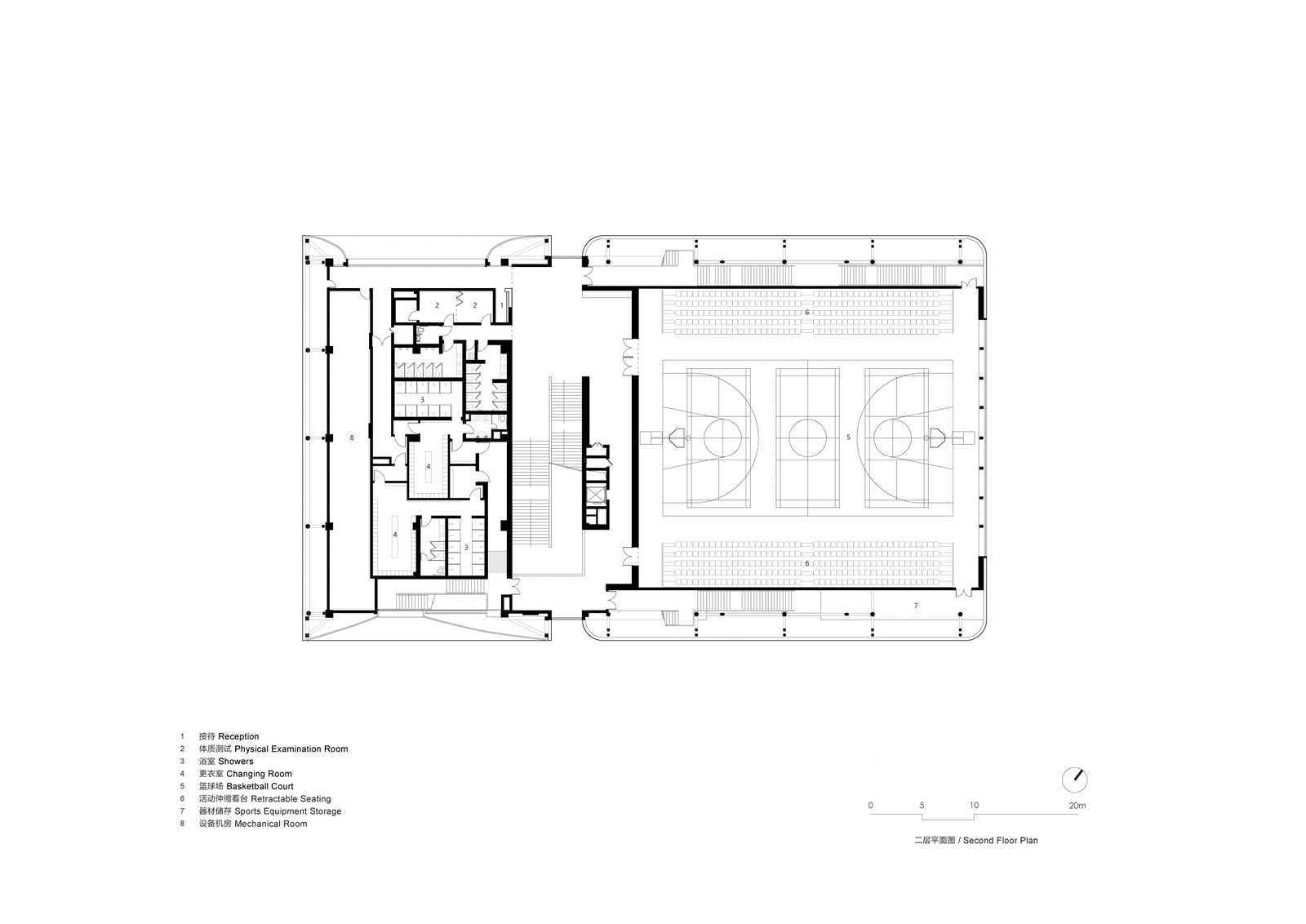 上海青浦平和运动中心 / OPEN建筑事务所