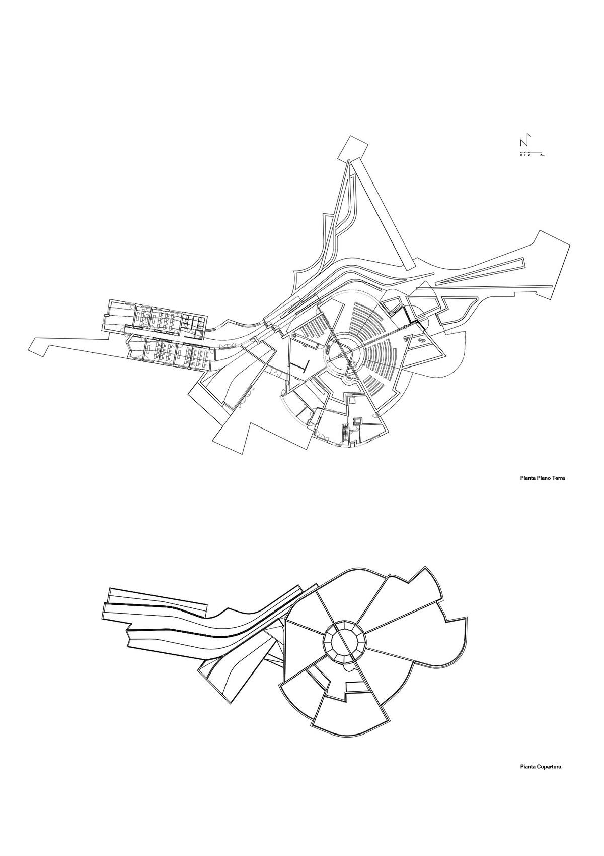 悬挂式屋顶：教堂与教区综合体 / Miralles Tagliabue EMBT