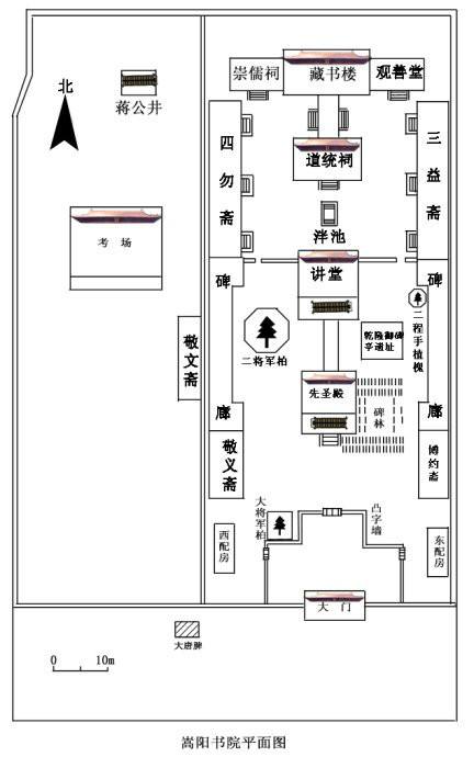 嵩阳书院平面图-Songyang academy plan-图片来自百度网络.jpg