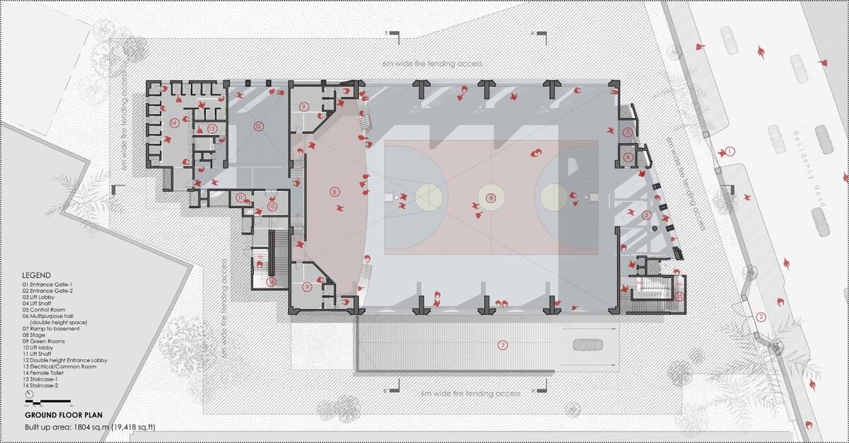 班加罗尔圣约瑟夫法学院 / BetweenSpaces