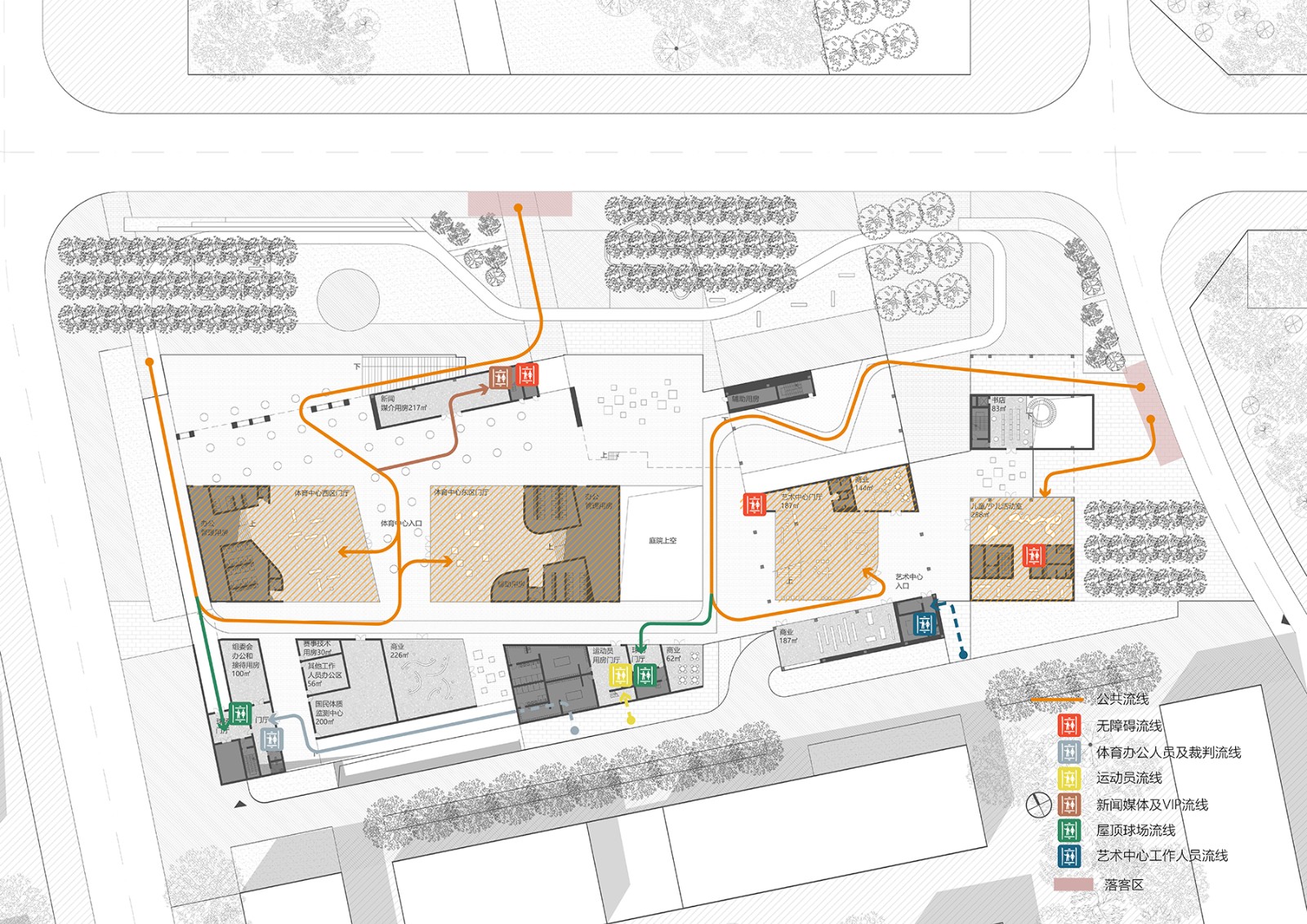 社区源点：坪地街道综合文体中心方案 /也似建筑+广州市城市规划勘测设计研究院（GZPI）