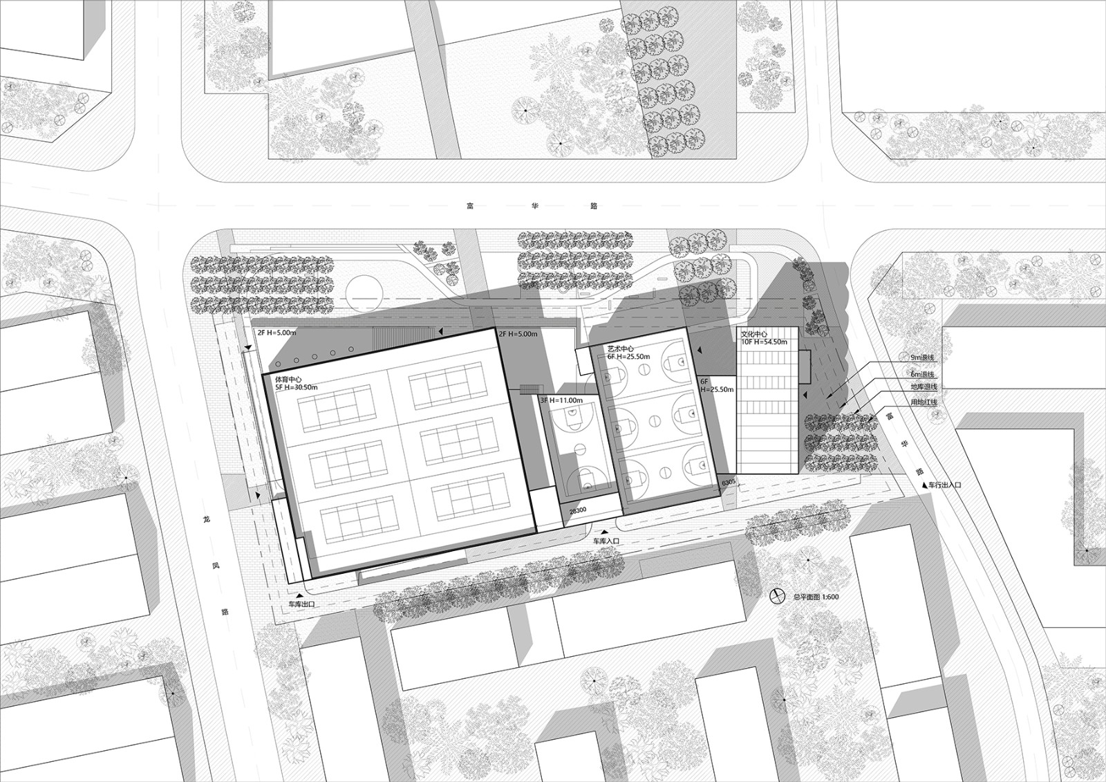 社区源点：坪地街道综合文体中心方案 /也似建筑+广州市城市规划勘测设计研究院（GZPI）