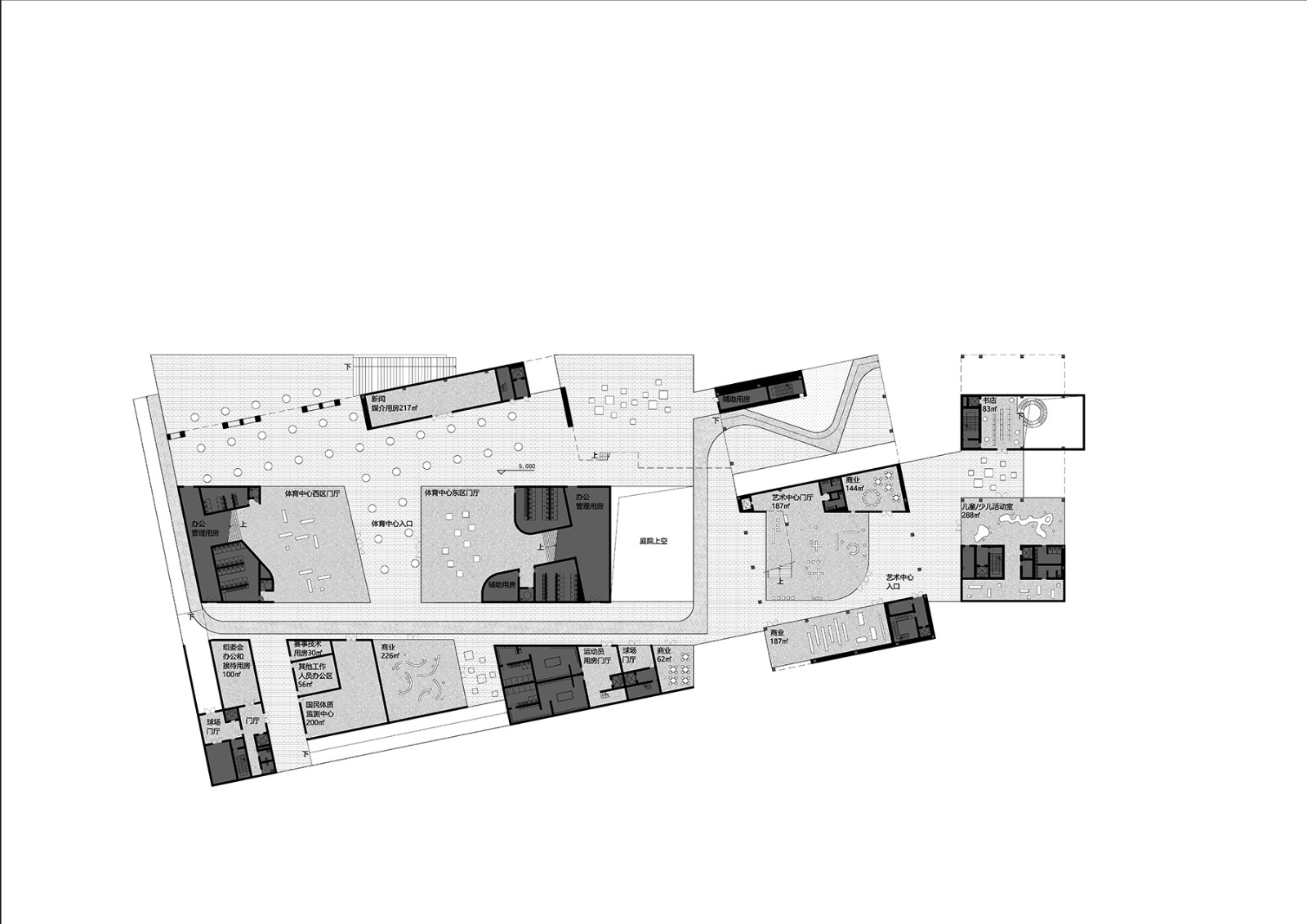 社区源点：坪地街道综合文体中心方案 /也似建筑+广州市城市规划勘测设计研究院（GZPI）