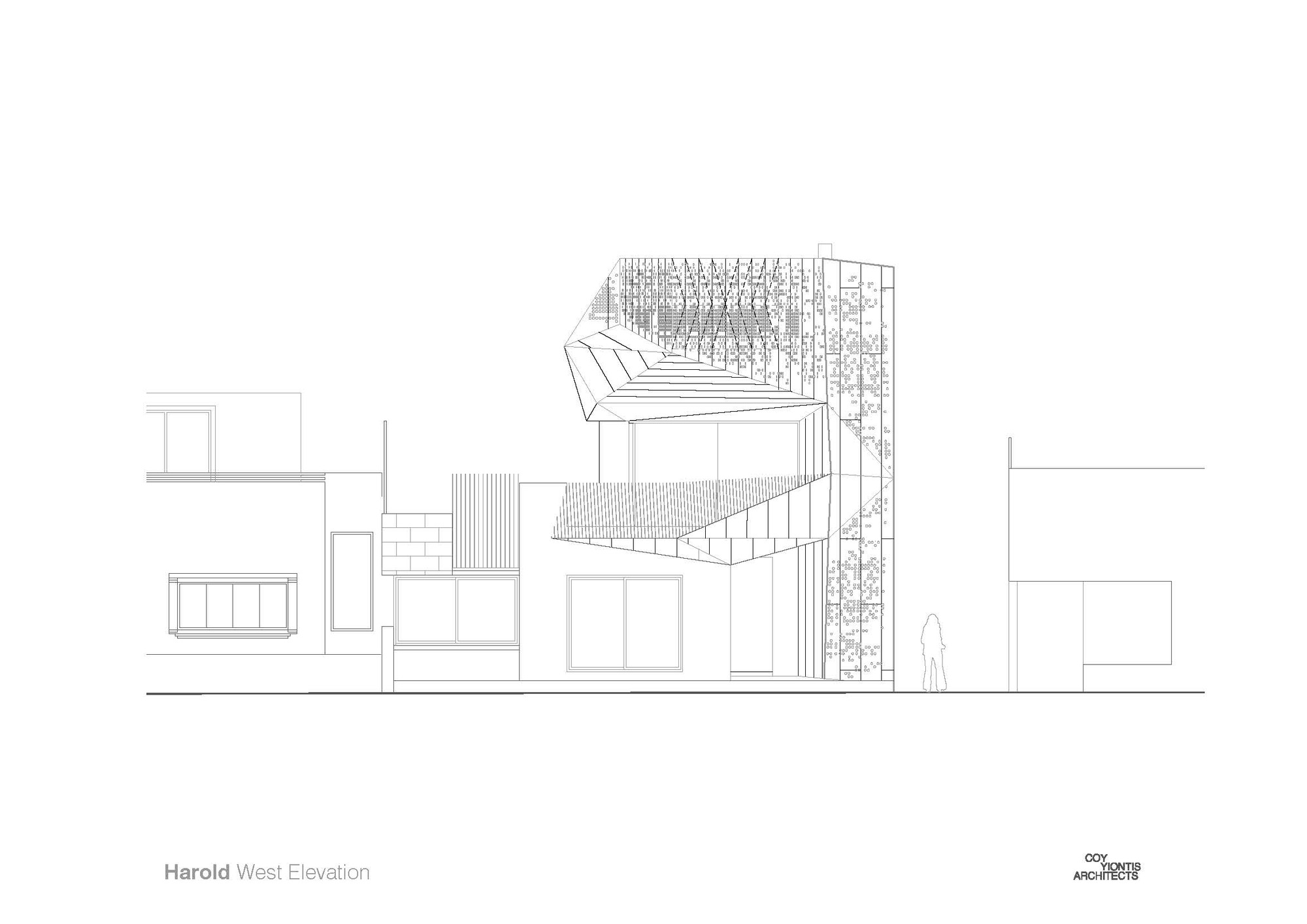 戏剧化结构，哈洛德住宅 / Coy Yiontis Architects