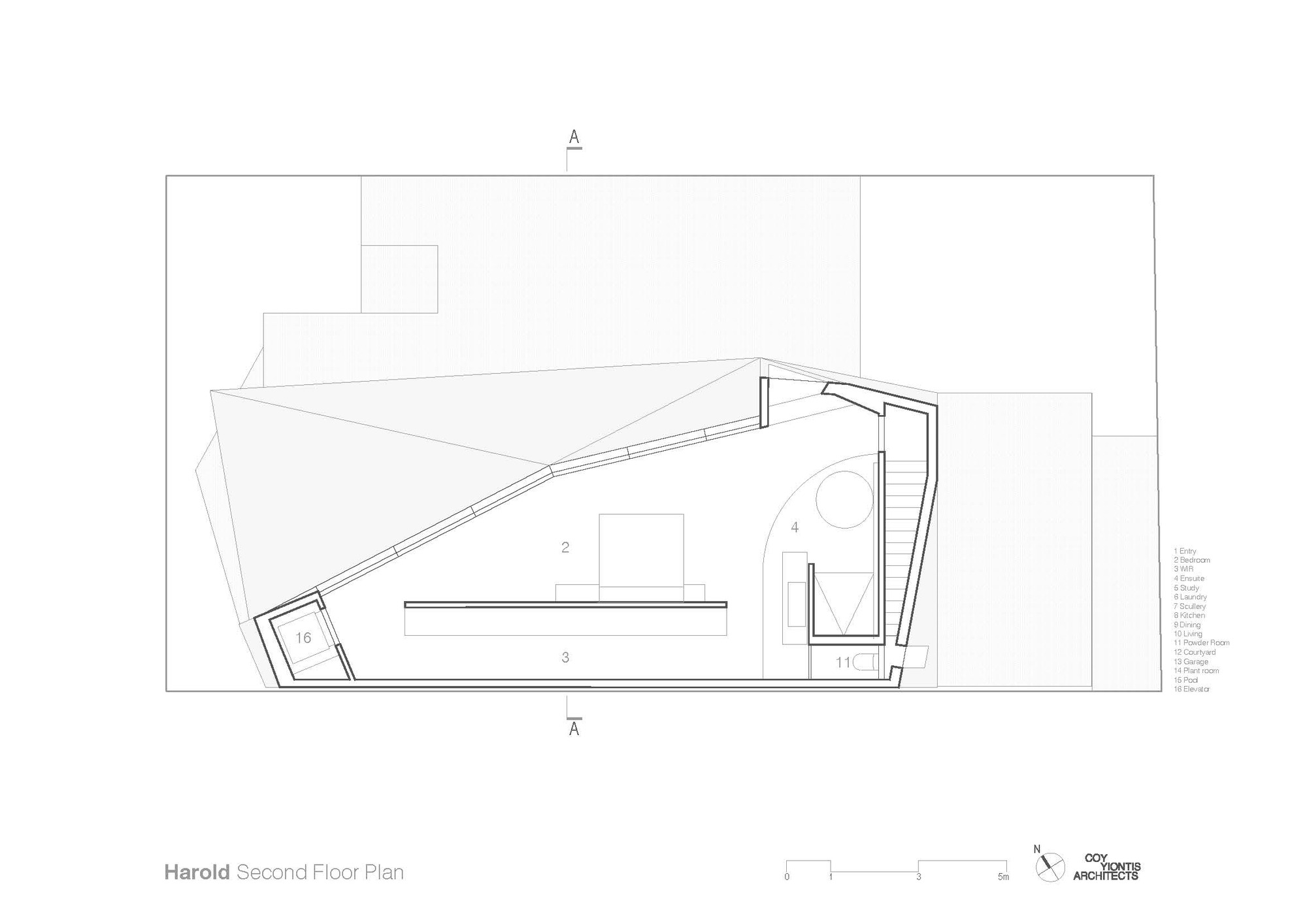 戏剧化结构，哈洛德住宅 / Coy Yiontis Architects