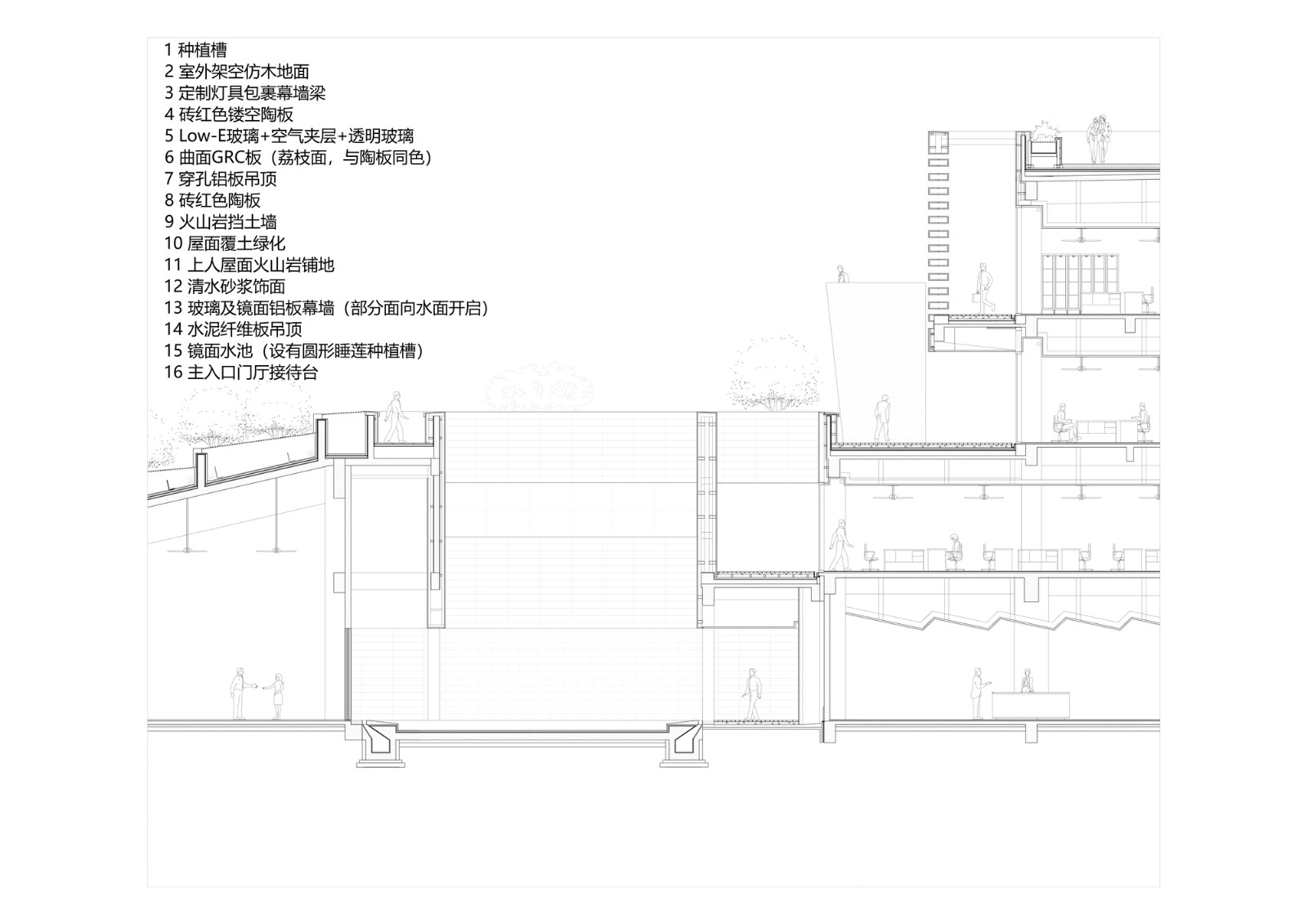 海南生态智慧新城数字市政厅 / 清华大学建筑设计研究院 素朴建筑工作室