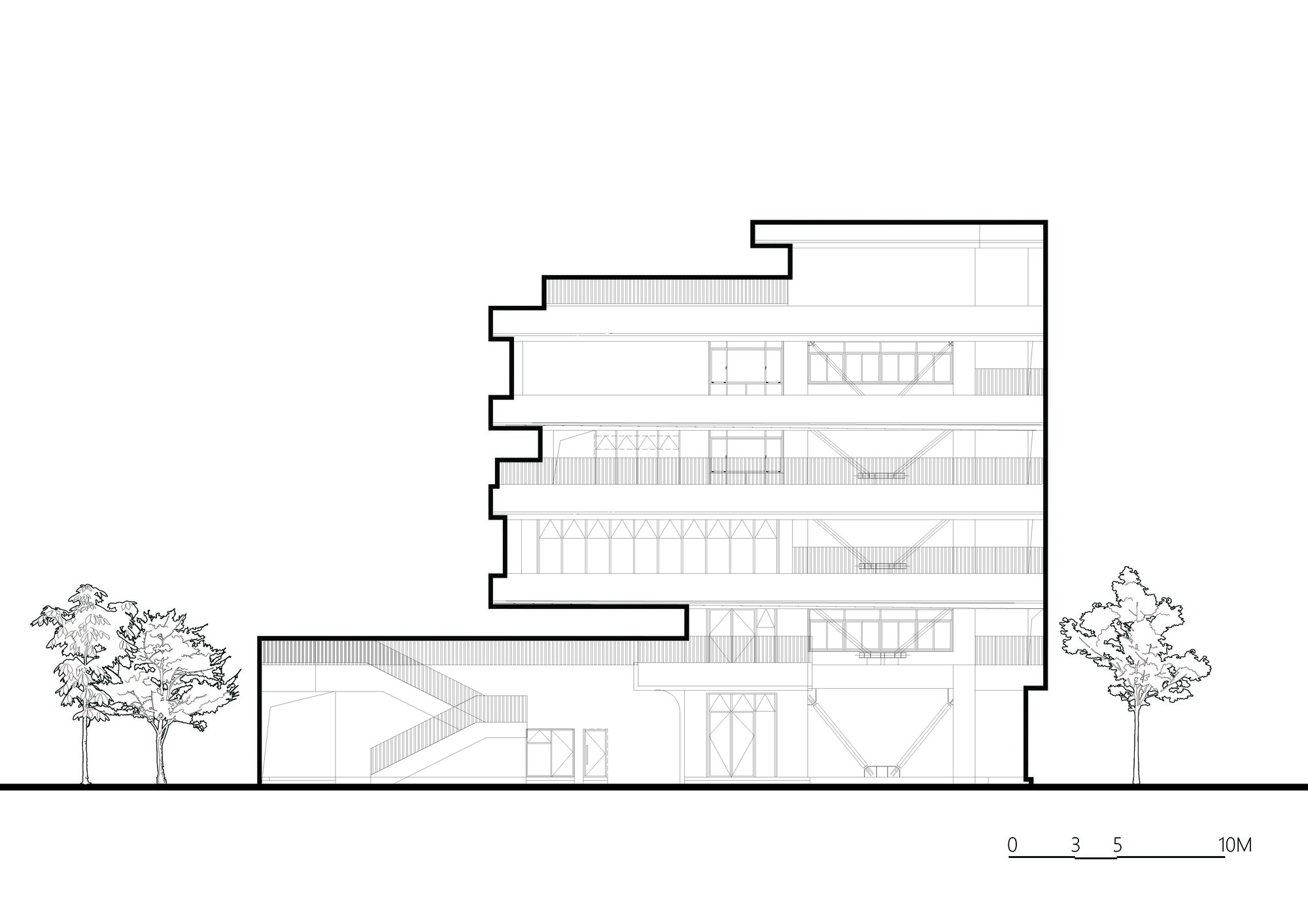 西安市未央路小学综合楼 / 中国建筑西北设计研究院 屈培青工作室