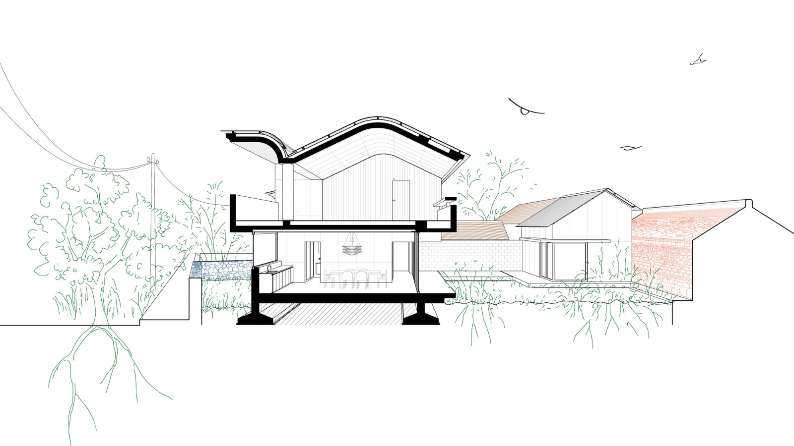 玉米地住宅 / xiān 氙建筑工作室