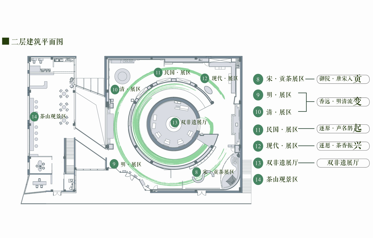 芽叶的一生：碧螺春茶文化展示馆改造/ 中衡设计